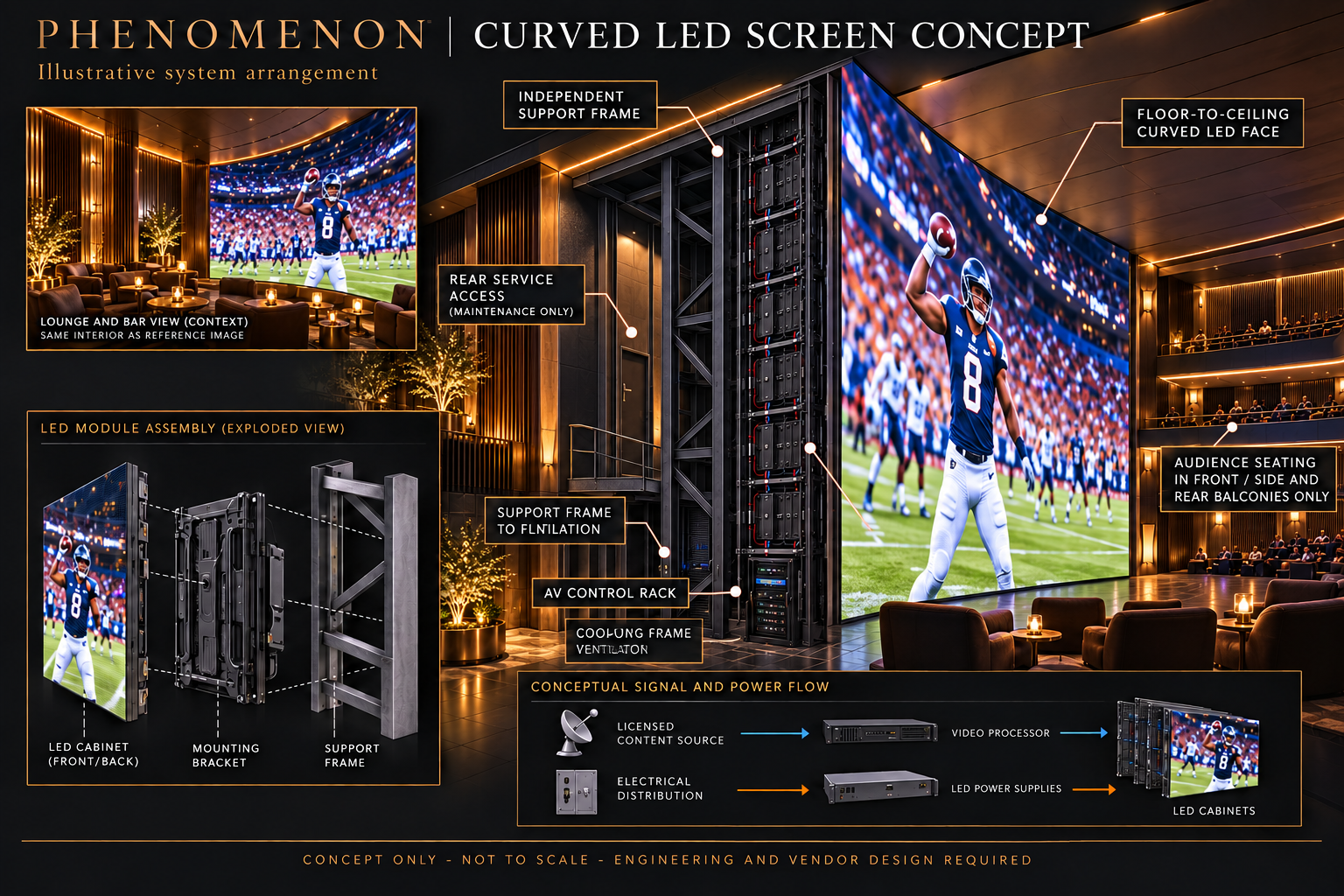 The curved screen concept — PHENOMENON concept rendering