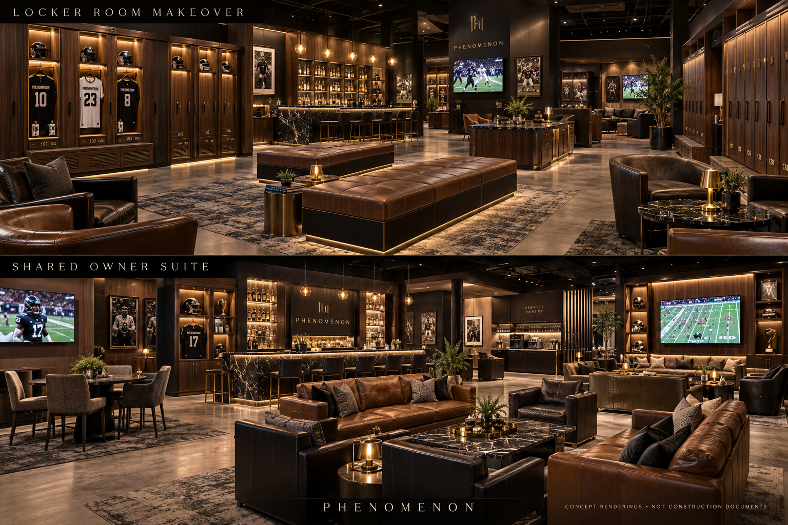 The suite collection — PHENOMENON concept rendering