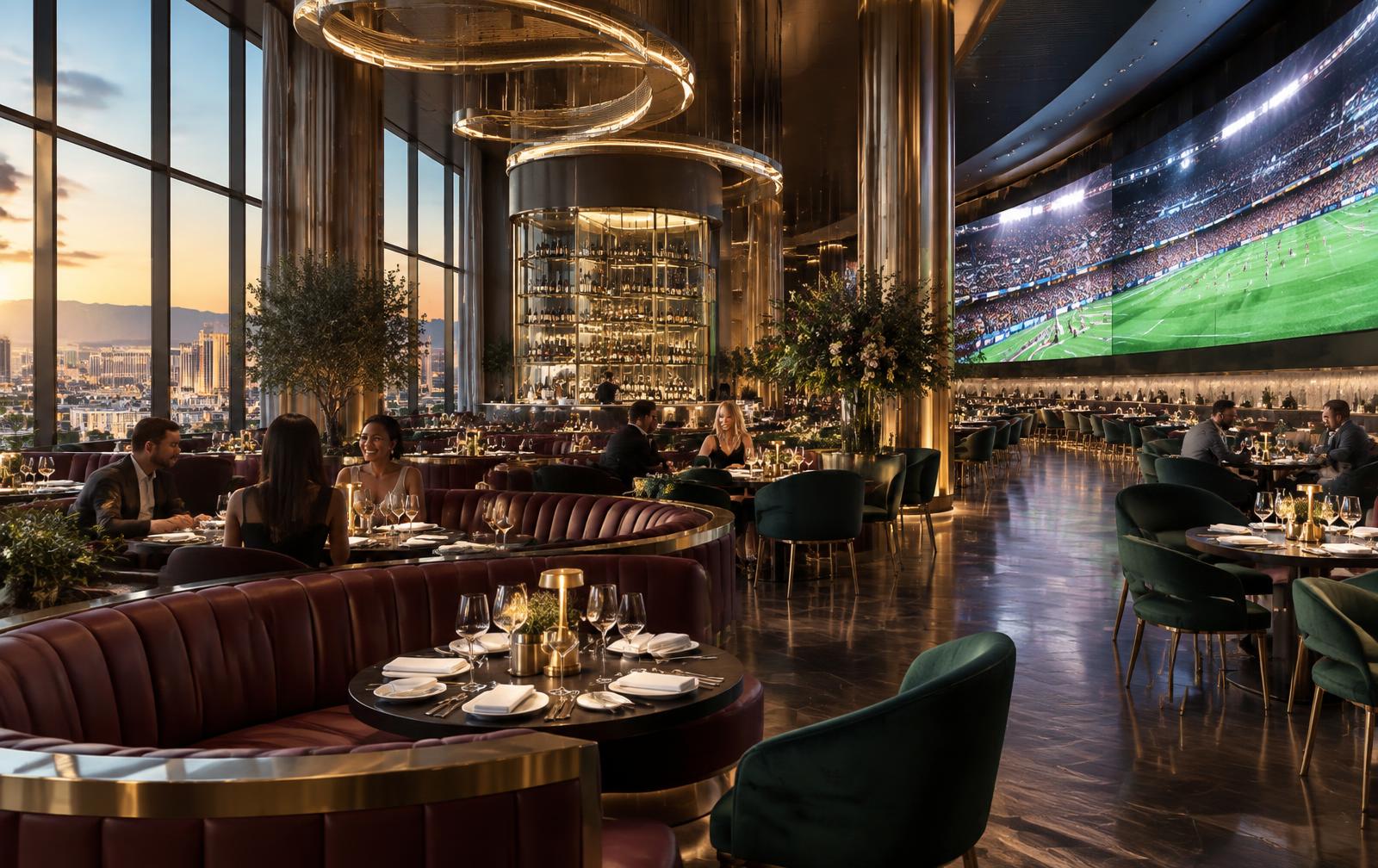 Destination dining — PHENOMENON concept rendering