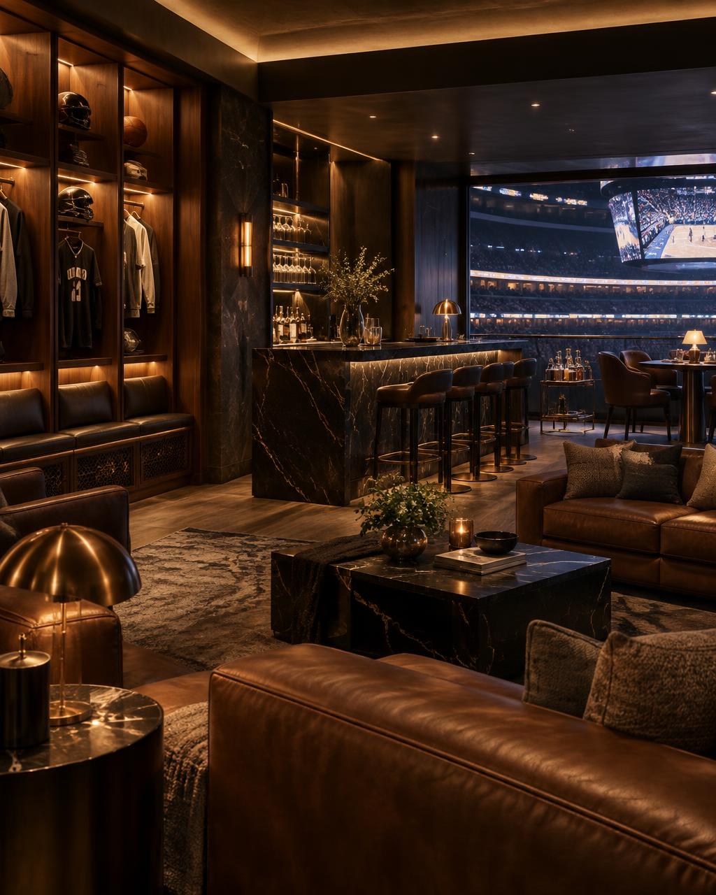 Concept rendering of a private PHENOMENON hospitality suite